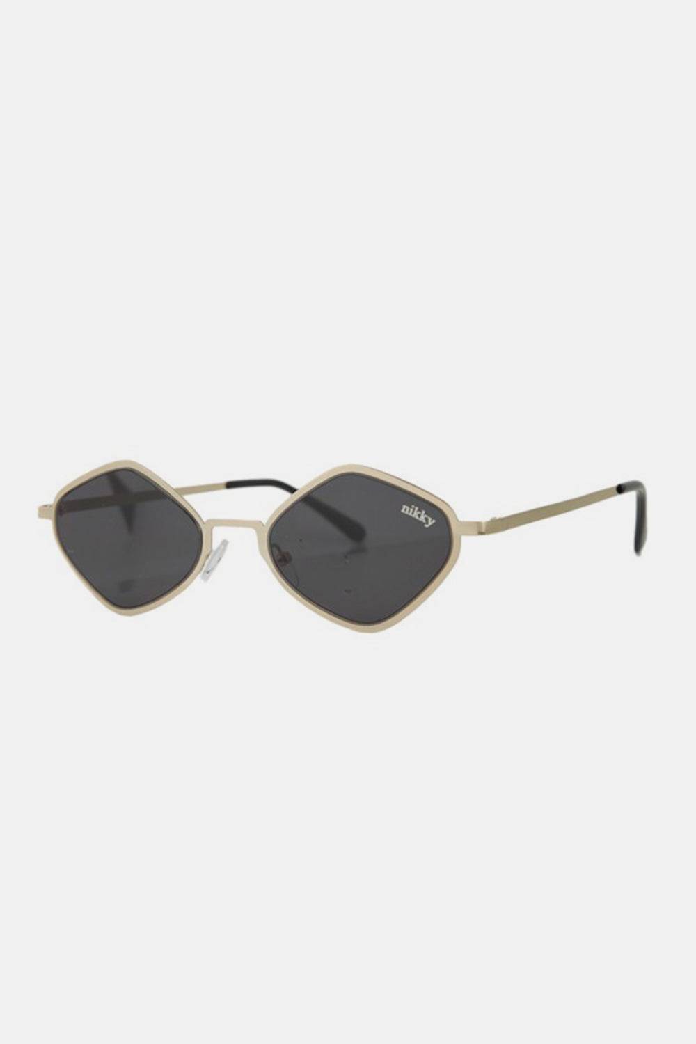 Nicole Lee USA Metal Frame Geometric Sunglasses - Trendy & Chic