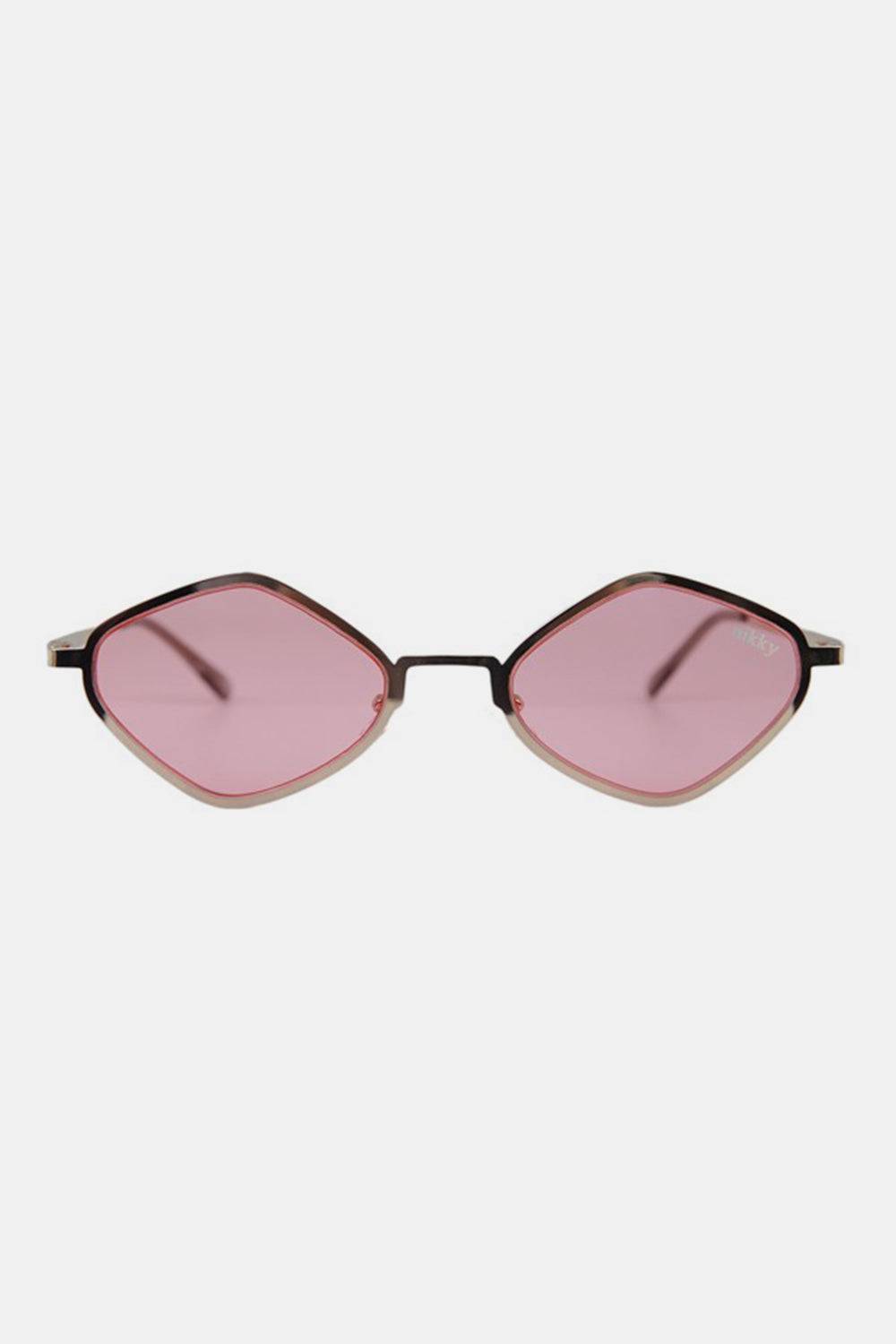 Nicole Lee USA Metal Frame Geometric Sunglasses