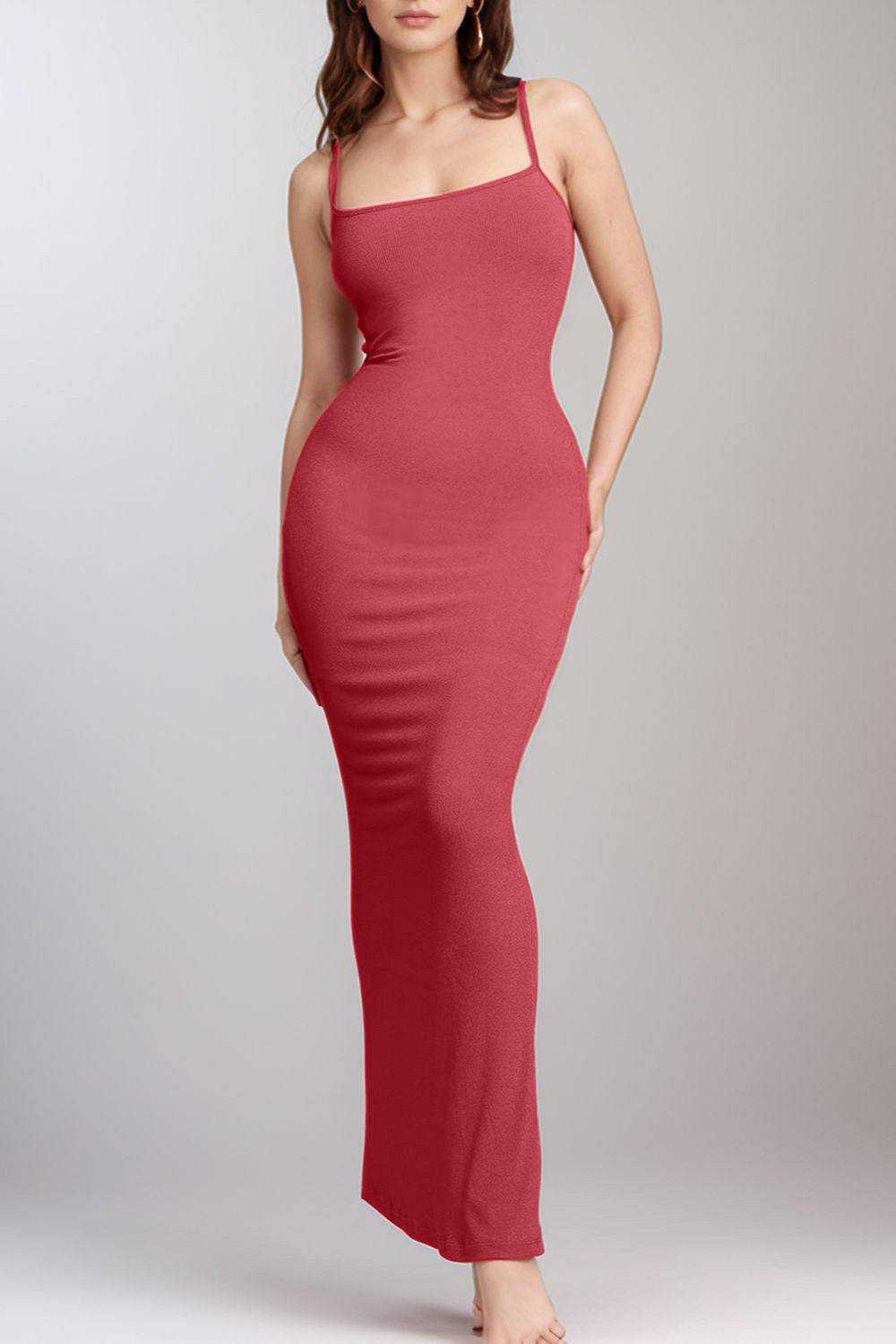 Shapewear Sleeveless Maxi Dress