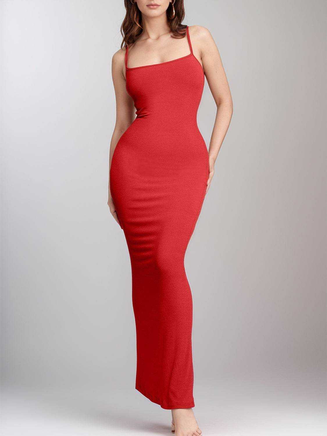 Shapewear Sleeveless Maxi Dress