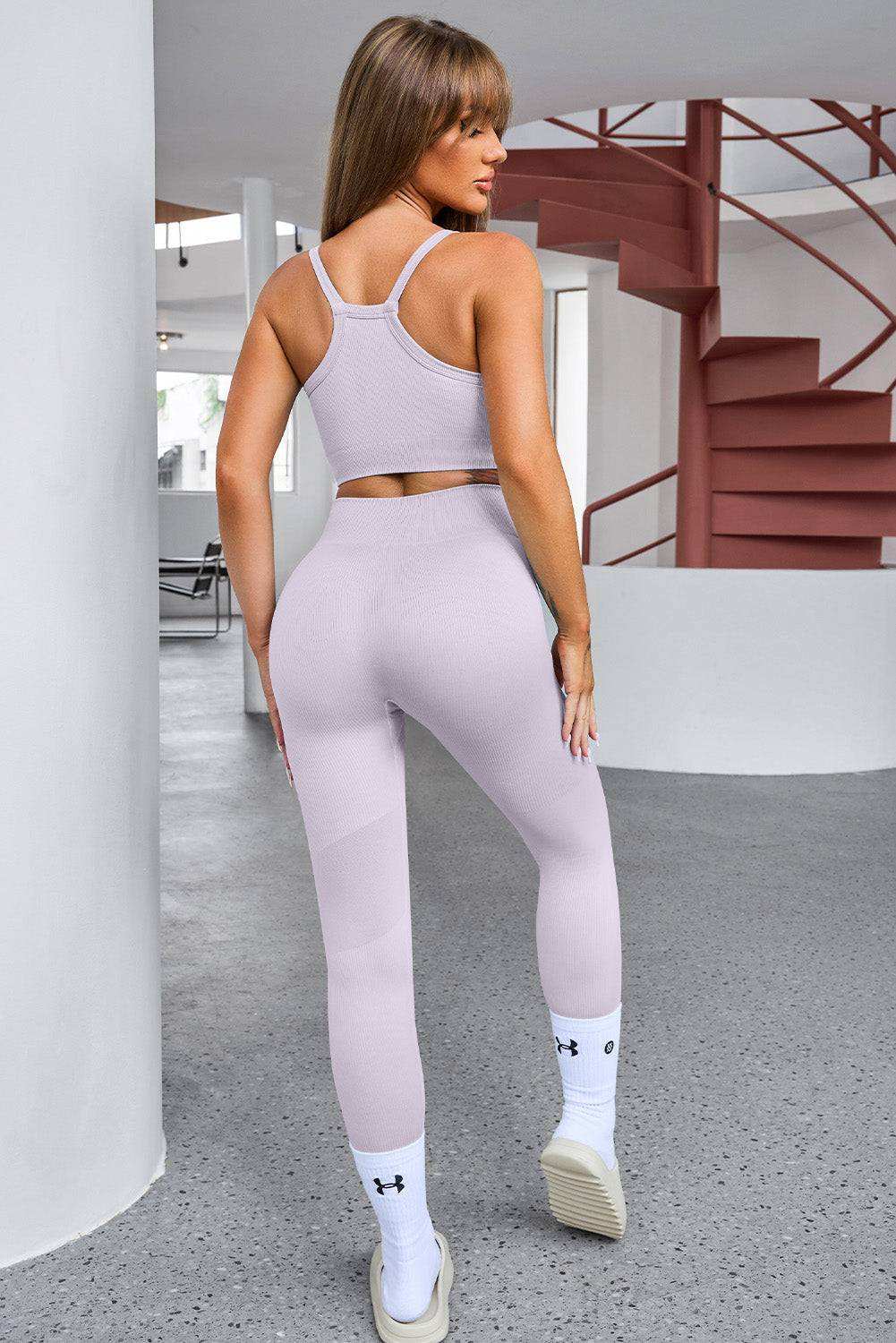 Tank Cropped Active Top - Stylish & Stretchy 3-Piece Set